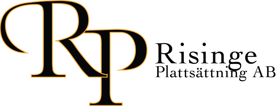 Risinge Plattsättning AB logga.